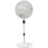 Wholesale-Lasko 1646 Remote Control Stand Fan White - 16"-Fans-Electro Vision Inc