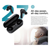 Wholesale-Letscom T19 True Wireless Earbuds Black-Headphones-Electro Vision Inc