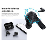 Wholesale-Letscom T19 True Wireless Earbuds Black-Headphones-Electro Vision Inc