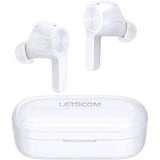 Wholesale-Letscom T19 True Wireless Earbuds White-Headphones-Electro Vision Inc