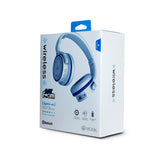 Wholesale-MQbix MQBT950 EarFoam- Headphones with mic - full size - Bluetooth - wireless - white-Headphones-Electro Vision Inc
