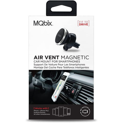 Wholesale-MQbix MQCM110 Black Air Vent Car Mount for Smartphones-Cellphone Holder-Electro Vision Inc