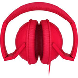 Wholesale-MQbix MQHT450RED High Performance Headphones with Mic - Red-Headphones-Electro Vision Inc