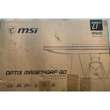 Wholesale-MSI QHD 27" Gaming Monitor 2560 x 1440 165Hz Refresh Rate (Optix MAG274QRF-QD)-Computer Monitors-Electro Vision Inc