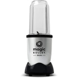 Wholesale-Magic Bullet Mini Blender, 7 Piece Set, 200 Watt with Cross Blade, Silver-Food Mixers & Blenders-Electro Vision Inc