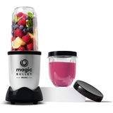 Wholesale-Magic Bullet Mini Blender, 7 Piece Set, 200 Watt with Cross Blade, Silver-Food Mixers & Blenders-Electro Vision Inc
