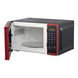 Wholesale-Mainstays 0.7 Cu ft Capacity Countertop Microwave Oven, Red-Microwave Ovens-Electro Vision Inc
