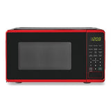 Wholesale-Mainstays 0.7 Cu ft Capacity Countertop Microwave Oven, Red-Microwave Ovens-Electro Vision Inc