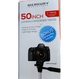 Wholesale-Merkury MI5060TRW 50 Inch Camera / Camcorder Tripod-Tripod-Electro Vision Inc