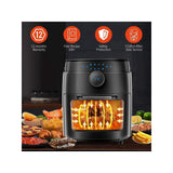 Wholesale-Moosoo Pro XXL 12.7 Qt Air Fryer 1800W 100 Recipes Book LED Digital Touchscreen-Electro Vision Inc