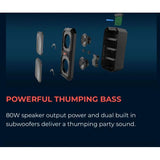 Wholesale-Motorola ROKR 820 Portable TWS Speaker w Mic-Speakers-Electro Vision Inc
