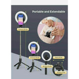 Wholesale-Mpow PA213B Ring Light with Tripod Stand & Phone Holder-Ring Light-Electro Vision Inc