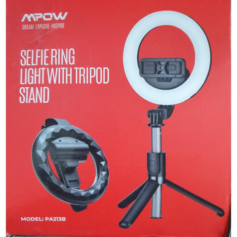 Wholesale-Mpow PA213B Ring Light with Tripod Stand & Phone Holder-Ring Light-Electro Vision Inc