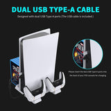 Wholesale-NexiGo PS5Stand PS5 Accessories Stand with Cooling Station - Dual Controllers Charger, Extra USB Ports, 3 Levels Adjustable Fans Speed, 11 Game Rack Organizer-Game Controller Accessories-Electro Vision Inc