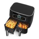 Wholesale-Ninja DZ100-RB Foodi 4-in-1, 8-qt., 2-Basket Air Fryer with DualZone Technology (REFURBISHED)-Air Fryer-Electro Vision Inc