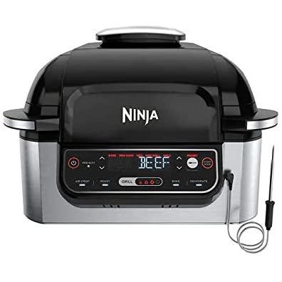 Wholesale-Ninja Foodi LG450 Smart 5-in-1 Indoor Grill and Smart Cook System with Smart Thermometer - REFURBISHED-Electric Griddles & Grills-Electro Vision Inc