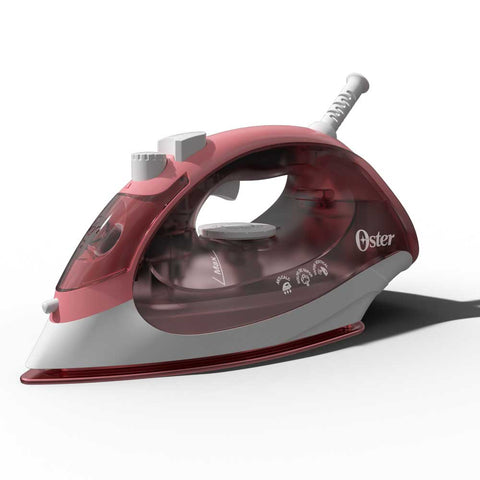 Wholesale-OSTER GCSTBS5053 STEAM IRON - FROSTED ROSE-Irons & Ironing Systems-Electro Vision Inc