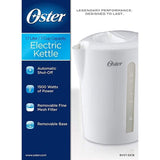 Wholesale-Oster BVSTEK18W 1.7 Liter Electric Kettle White-Kettle-Electro Vision Inc