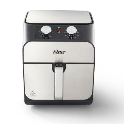 Wholesale-Oster CKSTAF55-013 5.5 Liter Air Fryer Stainless Steel-Electro Vision Inc