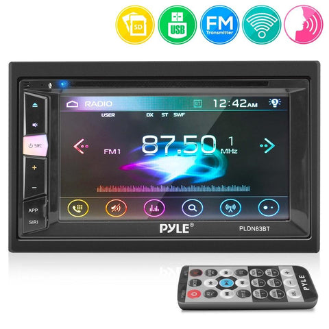 Wholesale-PYLE PLDN83BT.5 DOUBLE DIN DVD CAR STEREO - TOUCH SCREEN 6.2"-Car Audio-Electro Vision Inc