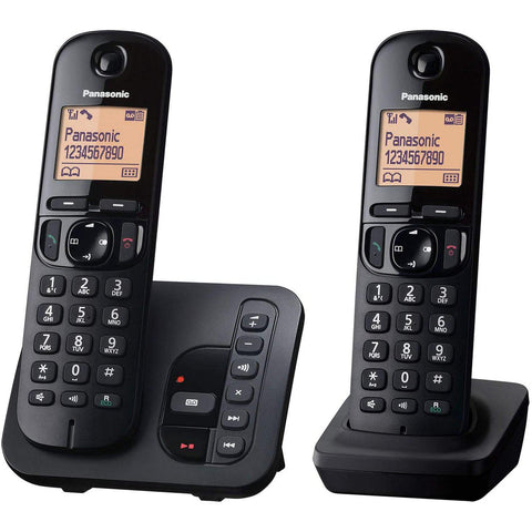 Wholesale-Panasonic KXTGC222CG Phone 2 Handset w/ Answering Machine - CERTIFIED REFURBISHED-Phone-Electro Vision Inc