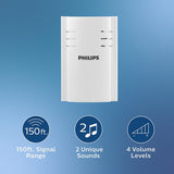 Wholesale-Philips DES2120W/27 Battery Operated Wireless Door Chime-Doorbell-Electro Vision Inc