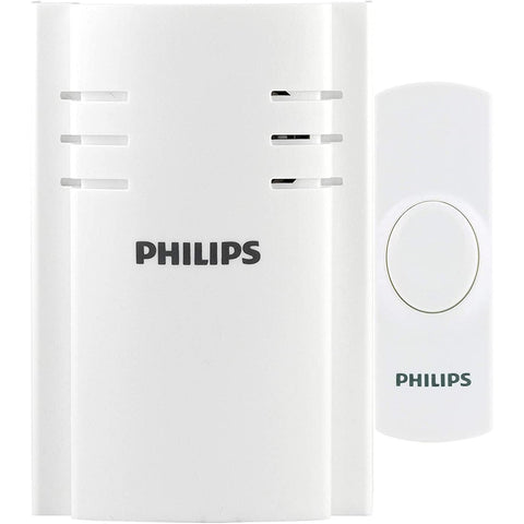 Wholesale-Philips DES2120W/27 Battery Operated Wireless Door Chime-Doorbell-Electro Vision Inc