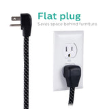 Wholesale-Philips SPC6244BCT1/37 4 Outlet Power Strip Surge Protector - Black-Surge Protection Devices-Electro Vision Inc