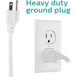 Wholesale-Philips SPP3062WP/37 6 Outlet Surge Protector 2' White - 2 Pack 450J-Power Outlet-Electro Vision Inc