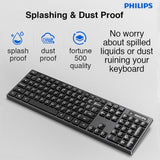 Wholesale-Philips SPT6315 Wireless Keyboard and Mouse Combo-Keyboards-Electro Vision Inc