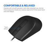 Wholesale-Phillips SPK7104 USB Optical Wired Mouse-Electro Vision Inc