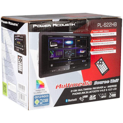 Wholesale-Power Acoustik PL622HB - Car Stereo Digital Multimedia 6.2"-Car Audio-Electro Vision Inc
