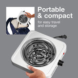 Wholesale-Proctor 34106 Silex 1200 watt cooktop-Electric Stove-Electro Vision Inc