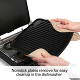 Wholesale-Proctor Silex 25340R Grill & Griddle 5 in 1-Indoor Grill-Electro Vision Inc