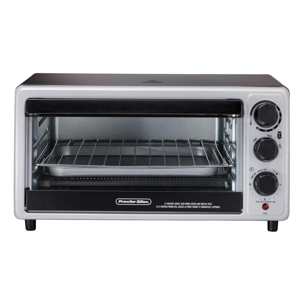 Wholesale-Proctor Silex 31124 Toaster Oven 6 Slice Capacity/12" Pizza-Ovens-Electro Vision Inc