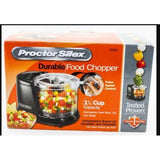 Wholesale-Proctor Silex 72507 Food Chopper Black-Food Chopper & Processor-Electro Vision Inc