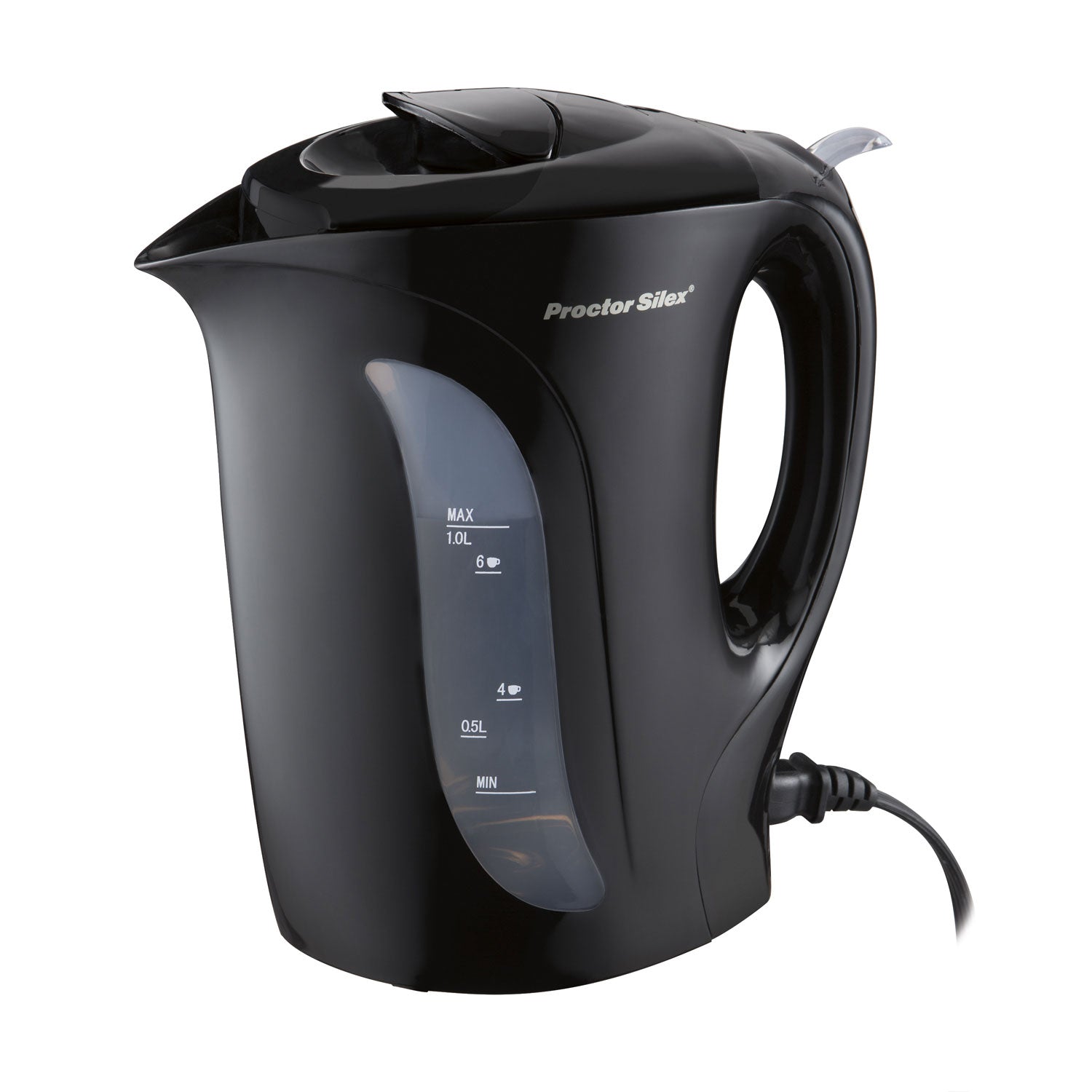 Wholesale-Proctor Silex K2071 Tea Kettle 1L Black-Tea Kettle-Electro Vision Inc
