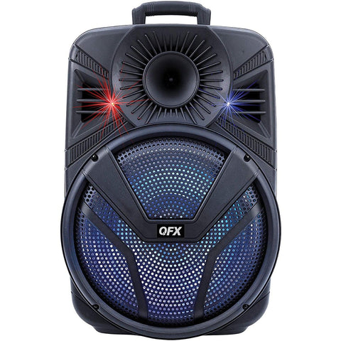 Wholesale-QFX 15' PBX615 Bluetooth Speaker with Rechargeable Battery and Led Lights-Speakers-Electro Vision Inc