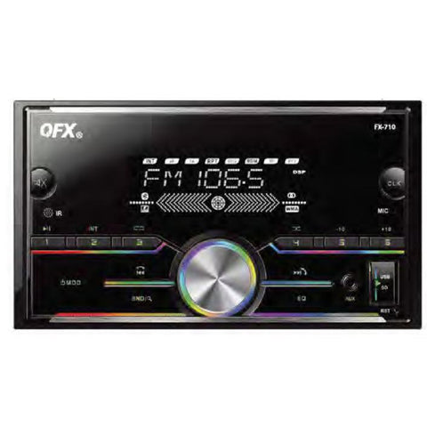 Wholesale-QFX FX710 Double Din Car Stereo Bluetooth-Car Radio-Electro Vision Inc