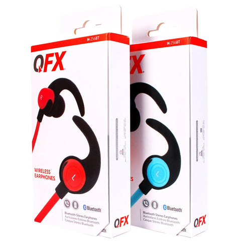 Wholesale-QFX H256 Rechargeable Bluetooth Headset Earbuds-Bluetooth Audio-Electro Vision Inc
