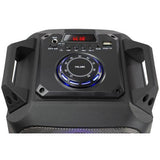 Wholesale-QFX PBX269 - 2x6.5" Rechargeable Party Speaker-Bluetooth Audio-Electro Vision Inc