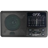 Wholesale-QFX R37 Solar Radio Rechargeable w Flashlight and Phone Charger USB-Radios-Electro Vision Inc