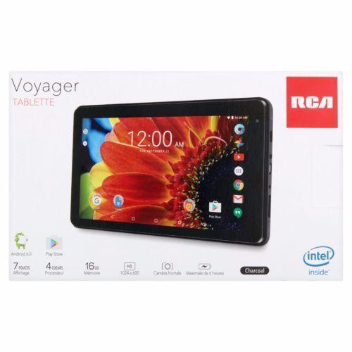 Wholesale-RCA RCT6873 Voyager 7" 16GB Tablet Android 6.0 Marshmallow Black-Tablet-Electro Vision Inc