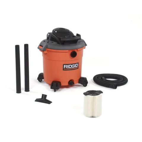 Wholesale-RIDGID WD1640 16-Gal. 5 Peak HP Wet/Dry Vac-Vacuums-Electro Vision Inc