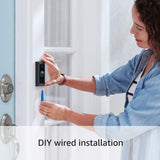 Wholesale-Ring - Wifi Video Doorbell - Wired - Black - REFURBISHED-Doorbell-Electro Vision Inc