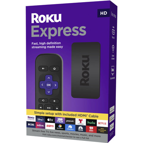 Wholesale-Roku Rok-3903 LE HD Streaming Media Player with High Speed HDMI Cable and Simple Remote-Streaming & Home Media Players-Electro Vision Inc