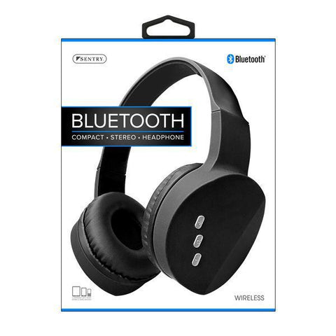 Wholesale-SENTRY BT180 Bluetooth Rechargeable Compact Stereo Headphones with Built-in Mic-Electro Vision Inc