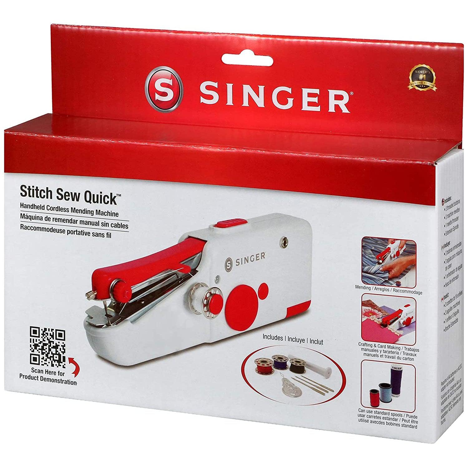 Wholesale-Singer 01663 Stitch Sew Quick Portable Mending Machine-Sewing Machines-Electro Vision Inc