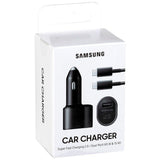 Wholesale-Samsung EP-L4020NBEGWW Car Charger Super Fast Dual USB 25W+15W Black Retail-Car charger-Electro Vision Inc