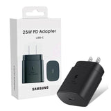 Wholesale-Samsung EP-TA800X Travel Charger 25W Power Plug + Data Cable (Type-C to Type-C) Fast Charge-Power Adapters & Chargers-Electro Vision Inc